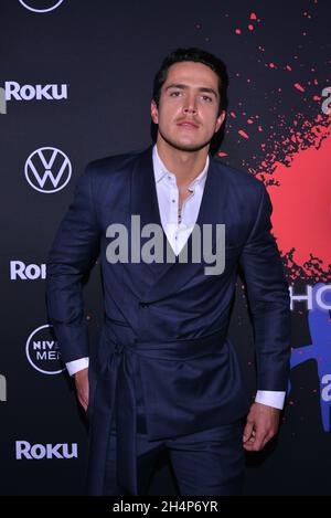 Mexico City, Mexico. 03rd Nov, 2021. Mario Moral poses for photos during the blue carpet of GQ Men of the Year Awards 15th Edition at Alto San Angel. On November 3, 2021 in Mexico City, Mexico. (Photo by Carlos Tischler/ Eyepix Group) Credit: Eyepix Group/Alamy Live News Stock Photo