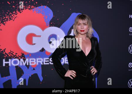 Mexico City, Mexico. 03rd Nov, 2021. Actress Ludwika Paleta poses for photos during the blue carpet of GQ Men of the Year Awards 15th Edition at Alto San Angel. On November 3, 2021 in Mexico City, Mexico. (Photo by Carlos Tischler/ Eyepix Group) Credit: Eyepix Group/Alamy Live News Stock Photo