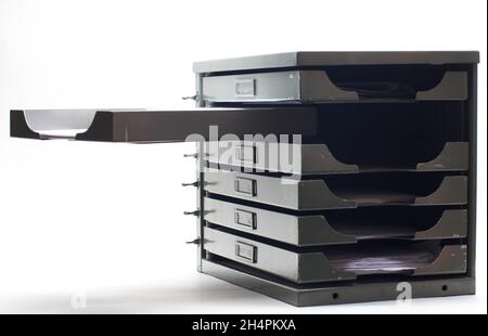 A Vintage Office Document Holder Stock Photo