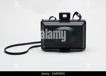 Analogic Film Photo Camera Isolated On White Background Stock Photo