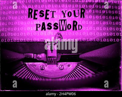 Reset your password Stock Photo