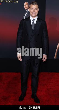 LOS ANGELES, CALIFORNIA, USA - NOVEMBER 03: Rawson Marshall Thurber arrives at the Los Angeles Premiere Of Netflix's 'Red Notice' held at the Xbox Plaza and Chick Hearn Court at L.A. Live on November 3, 2021 in Los Angeles, California, United States. (Photo by David Acosta/Image Press Agency/Sipa USA) Stock Photo