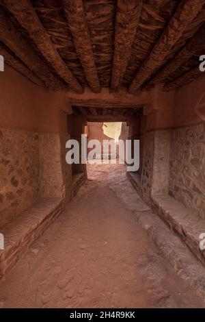 Road in an old Islamic city of Taghit Stock Photo