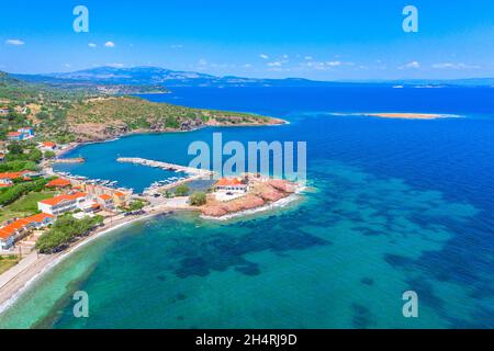 Moni Limonos at the island of Lesvos, Greece. Stock Photo