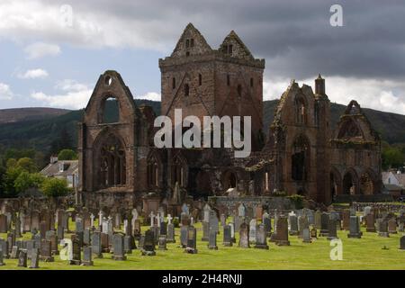 Sweetheart Abbey, New Abbey, Dumfries & Galloway, Scotland Stock Photo