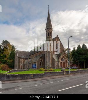 Church of Scotland Jedburgh Old and Trinity Parish Church in Jedburgh, Scottish Borders, Scotland, UK Stock Photo