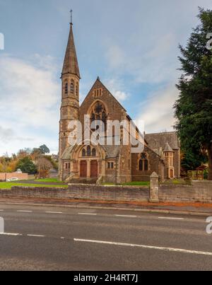 Church of Scotland Jedburgh Old and Trinity Parish Church in Jedburgh, Scottish Borders, Scotland, UK Stock Photo