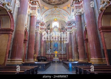 Fara Parish church, Poznan, Poland Stock Photo