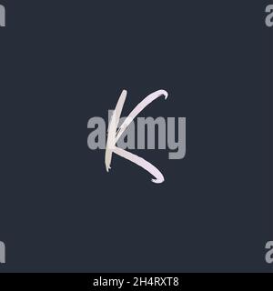 Initial Letter K Logo with Creative Modern Business Typography Vector Template. Creative Abstract Letter K Icon Logo Design Stock Vector