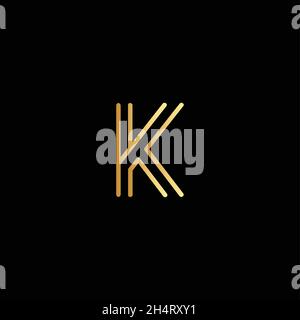Initial Letter K Logo with Creative Modern Business Typography Vector Template. Creative Abstract Letter K Icon Logo Design Stock Vector
