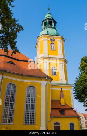Kościół Ewangelicki Zbawiciela, Protestant Church, Cieplice Śląskie-Zdrój, Jelenia Gora, Poland Stock Photo