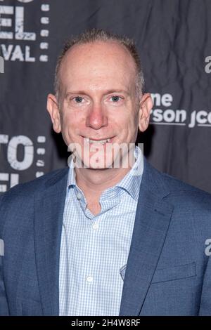 New York, United States. 04th Nov, 2021. NEW YORK, NY - NOVEMBER 04: Isaac Zablocki attends the opening night and N.Y. premiere of 'Let It Be Morning' during the 2021 Other Israel Film Festival at Marlene Meyerson JCC Manhattan on November 04, 2021 in New York City. Credit: Ron Adar/Alamy Live News Stock Photo