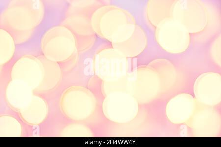 Blurred picture of lights, abstract party background. Stock Photo