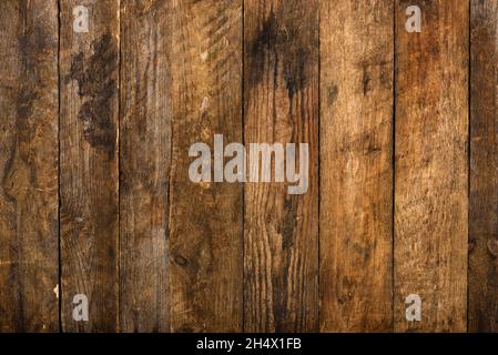Grunge old wooden background from planks Stock Photo