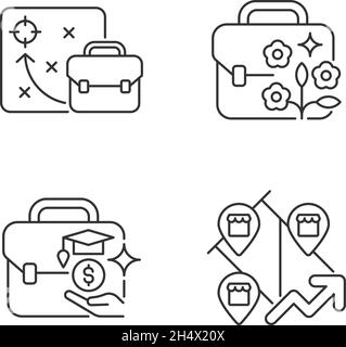 Expansion project line icons collection. Growth, Development, Expansion ...