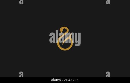 LETTER S LOGO WITH SWAN ICON FOR ILLUSTRATION USE Stock Vector