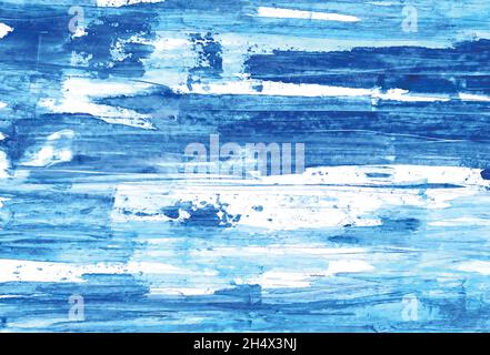 Abstract blue soft watercolor texture background Stock Vector