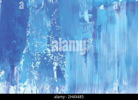Abstract blue soft watercolor texture background Stock Vector