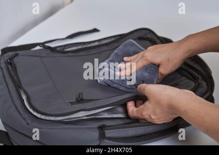 How to Wash Laptop Backpack by Hand Washing?