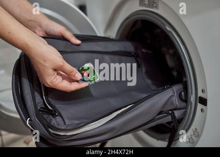 How to Clean / Wash School Bag Easily Without Washing Machine