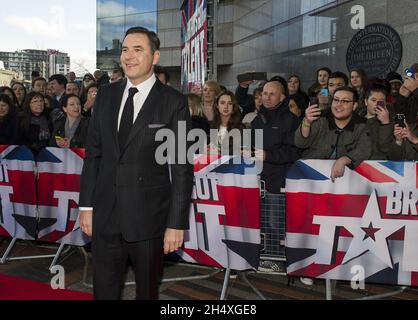 David Walliams arriving at Britain's Got Talent live auditions at the ICC - Birmingham Stock Photo