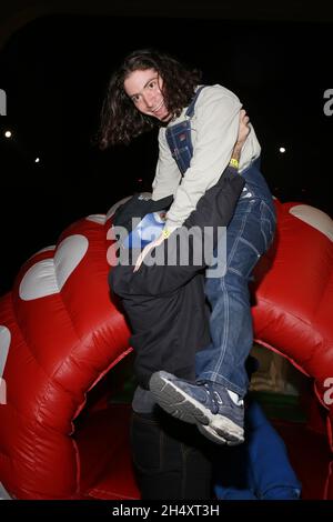 Junior Varsity and Danny Cole attend the Danny Cole’s Creature World ...
