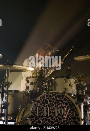 George Daniel of The 1975 live on stage on Monday 29th September at ...