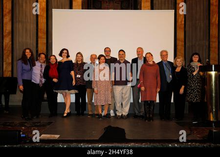 PETER ARNADE, LAURA und SABINE LANDSBERGER,DAN PERI, TAMARA MEYER, JODI WALLACH, RUTH und STEN PALTIEL,RENEE HAWK und GREGG COHN, PETER FELDMANN,JUDI Stock Photo