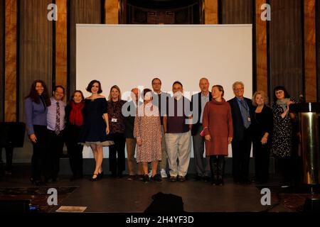 PETER ARNADE, LAURA und SABINE LANDSBERGER,DAN PERI, TAMARA MEYER, JODI WALLACH, RUTH und STEN PALTIEL,RENEE HAWK und GREGG COHN, PETER FELDMANN,JUDI Stock Photo