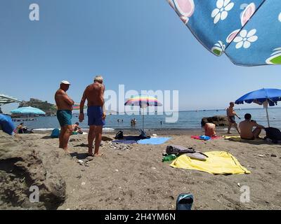 Cartaromana beach in Ischia Island, Italy Stock Photo