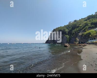 Cartaromana beach in Ischia Island, Italy Stock Photo