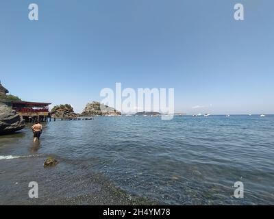 Cartaromana beach in Ischia Island, Italy Stock Photo