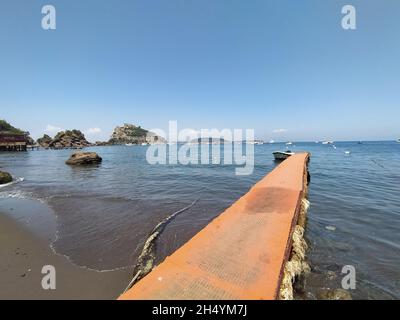 Cartaromana beach in Ischia Island, Italy Stock Photo