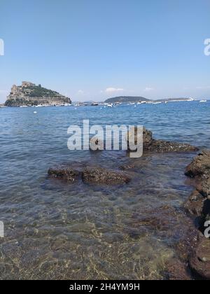 Cartaromana beach in Ischia Island, Italy Stock Photo