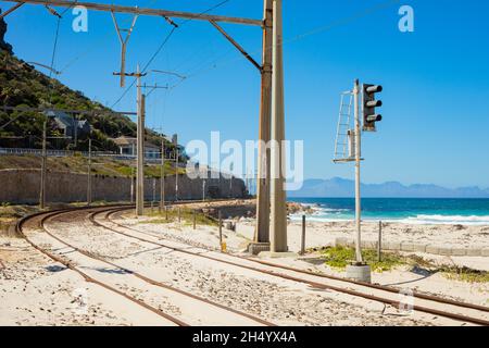 Fish Hoek Train Station in Cape Town Stock Photo - Alamy