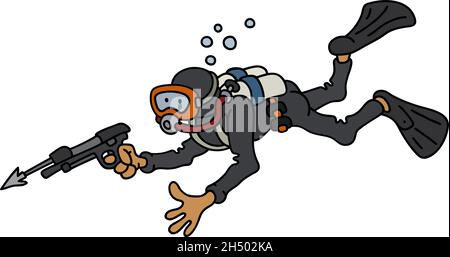 Harpoon gun Cut Out Stock Images & Pictures - Alamy