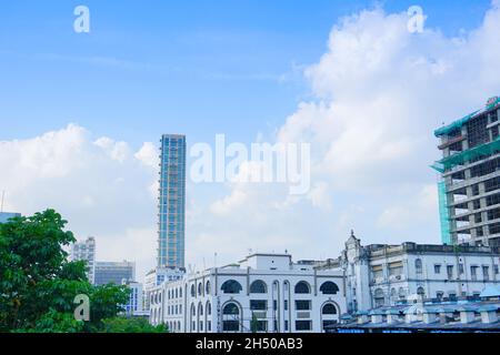 Kolkata, West Bengal, India - 20th July 2019 : The 42, the tallest building of Kolkata with 42nd floor, hence the name. Iconinc building of Kolkata. Stock Photo