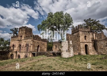 Gondar, castle, Ethiopia, Ahmara region, Africa Stock Photo