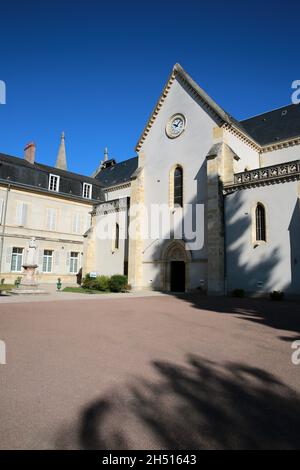 The Sanctuary of Our Lady of Lourdes, Nevers, France Stock Photo