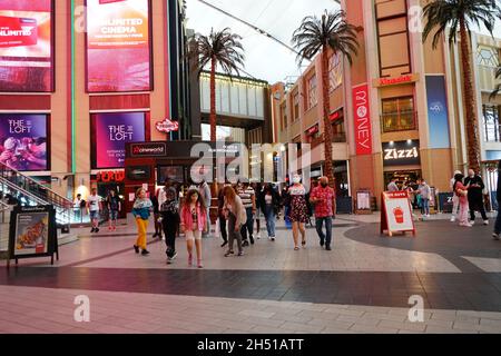 Inside the O2 Arena Shops and Shopping Mall, The Greenwich Peninsula, North Greenwich, London, England, U.k Stock Photo