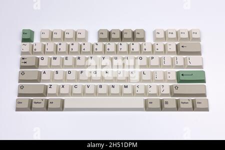 Loose classic office computer keyboard keys Stock Photo - Alamy
