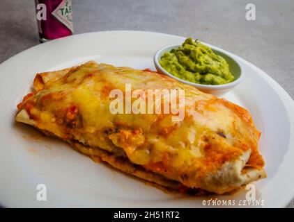 Western international  food as served in SE Asia. Stock Photo