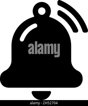 Bell, alert vector icon illustration Stock Vector