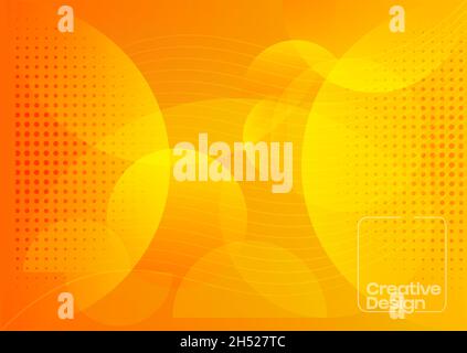 Colorful Fluid circles and curve shape geometric vector EPS illustration creative design. Stock Vector