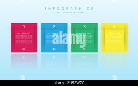 Modern Infographics. 3d Style Presentation Stock Vector