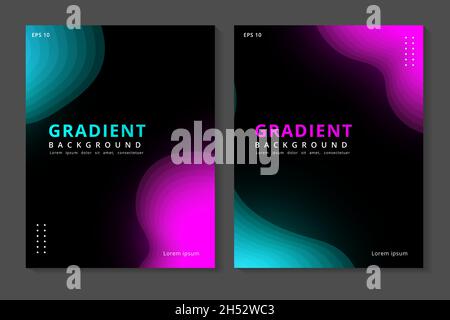 Wave Background Illustrasion . Vector Design  Stock Vector