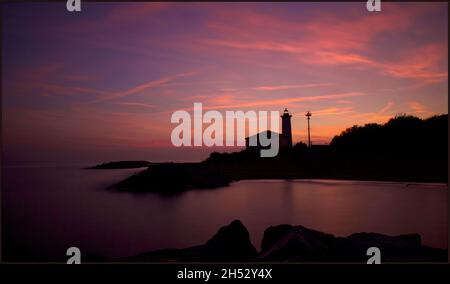 Lighthouse of Bibione Italy Stock Photo