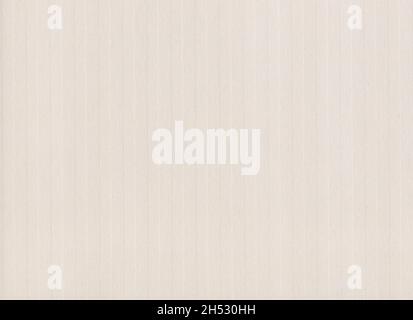 front view macro closeup of empty flat white paper texture with embossed stripes and visible surface pulp fiber details Stock Photo