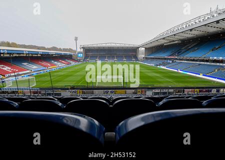 A general view of Ewood Park, the home of Blackburn Rovers Stock Photo