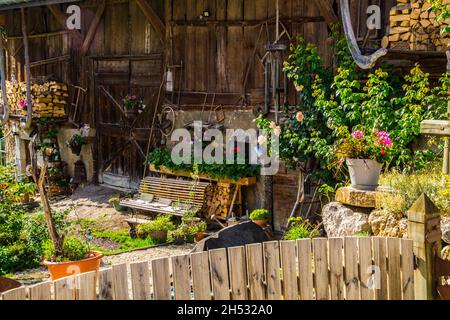 Rural house in La Compote in Savoie, France Stock Photo